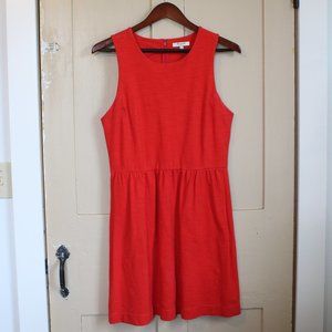 Madewell Red Sleeveless Dress Size Large